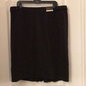 Lane Bryant Professional Black Skirt Sz 18 NWT